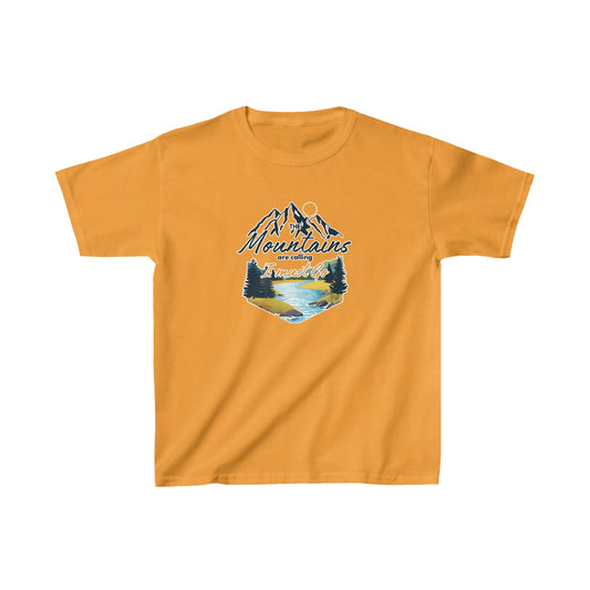 The Mountain is Calling, I Must Go Children's T-shirt